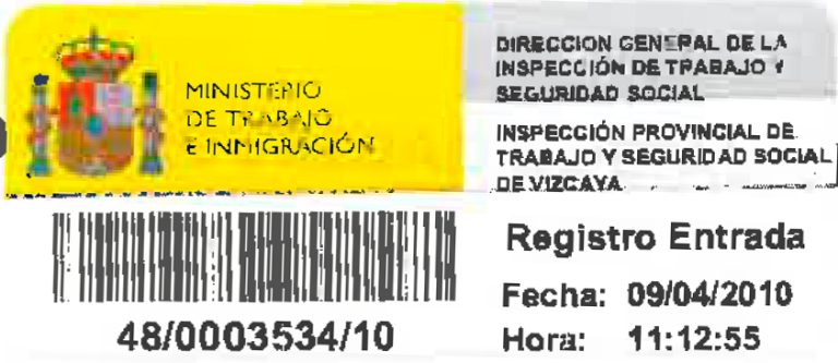 denuncia a inspeccion