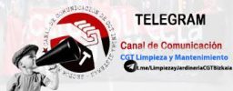 TELEGRAM LIMPIEZA CGT