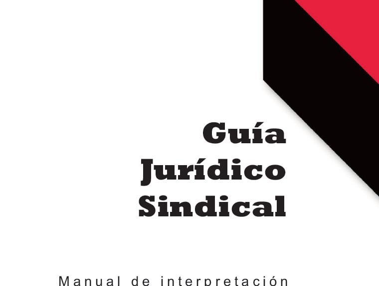 portada GUIA-_JURIDICO-SINDICAL-CGT manual para interpretacion normativa laboral Recursos Laborales