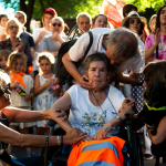 Maricarmen, 87 años, desahuciada de su hogar.